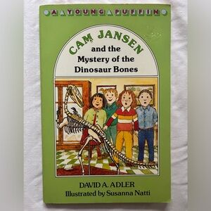 CAM JANSEN AND THE MYSTERY OF THE DINOSAUR BONES by David A. Adler Paperback